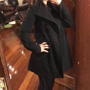 Uniqlo Babydoll WoolBlend Coat